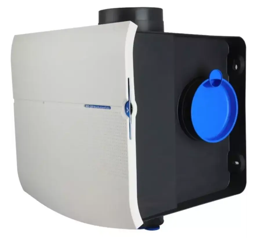 Orcon MVS-15P mechanische ventilatiebox refurbished met perilex stekker