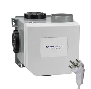 Refurbished Itho Daalderop CVE-S SP ventilatie-unit met vochtsensor en Perilex 325 m3/h