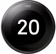 Google Nest Learning Thermostat V3 zwart met Heat Link