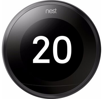 Google Nest Learning Thermostat V3 zwart met Heat Link