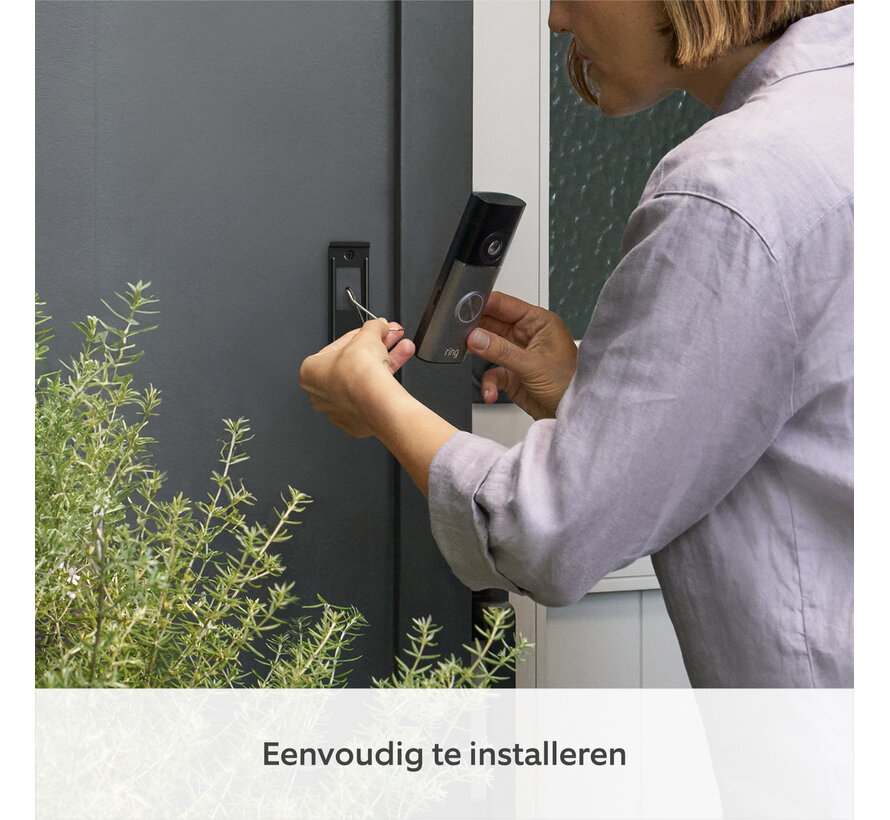 Ring Pro bedrade videodeurbel 4K (3rd Gen) met Starlight nachtzicht