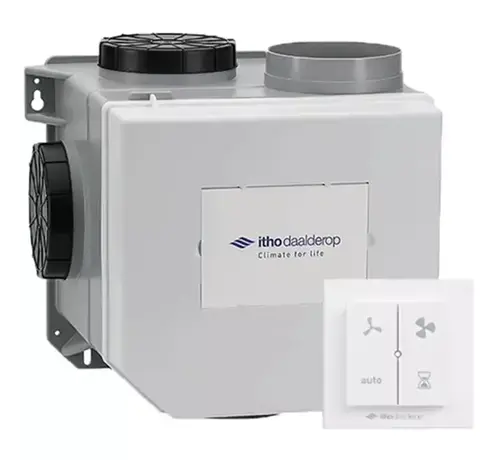 Itho Daalderop CVE-S ECO SP 325 m3/h met vochtsensor en RFT-N - perilex stekker