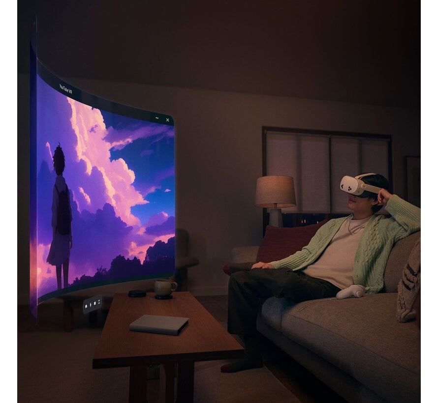 Meta Quest 3S 128GB standalone VR-bril met controllers