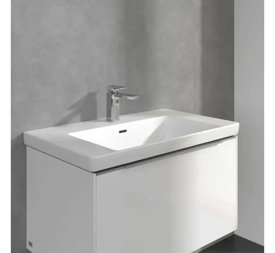 Villeroy & Boch Subway 3.0 eengreeps wastafelkraan met trekstang-afvoer chroom