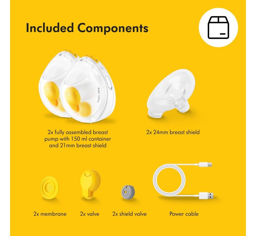 Refurbished Medela Magic InBra Double dubbele elektrische borstkolf met in-bh ontwerp
