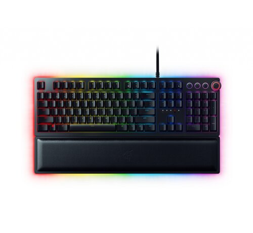 Razer Huntsman Elite Clicky Optical gaming toetsenbord met mechanische optische switches en RGB-verlichting (US QWERTY)