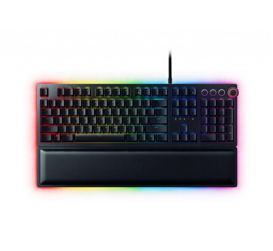 Razer Huntsman Elite Clicky Optical gaming toetsenbord met mechanische optische switches en RGB-verlichting (US QWERTY)