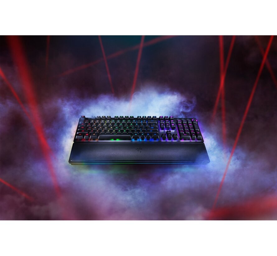Razer Huntsman Elite Clicky Optical gaming toetsenbord met mechanische optische switches en RGB-verlichting (US QWERTY)