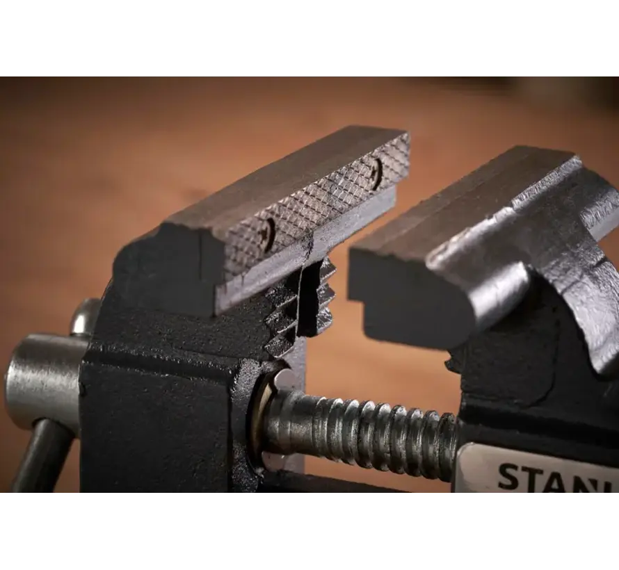 Stanley MaxSteel bankschroef 85 x 100 mm met gietijzeren body en 1100 kg klemdruk