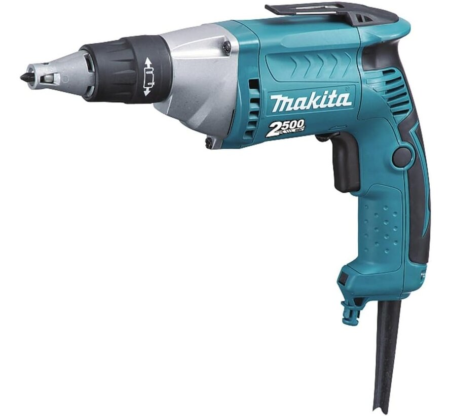 Makita FS2300 elektrische schroevendraaier 570 W voor gipsplaten met 1/4" binnenzeskant opname