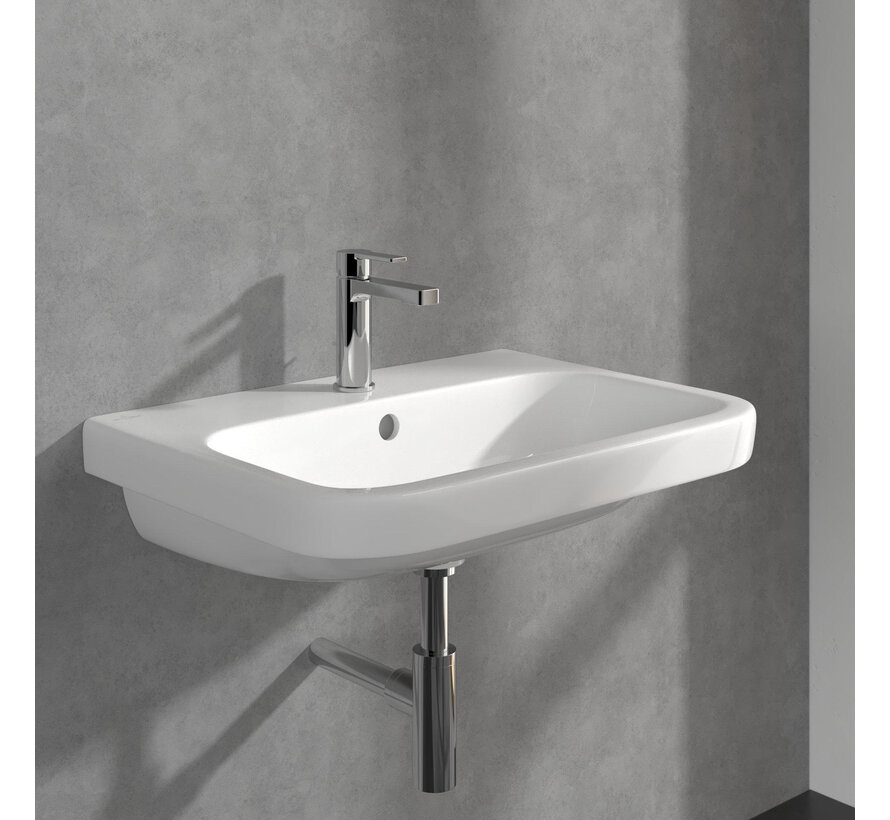 Villeroy en Boch Architectura eengreeps wastafelkraan met trekstang afvoergarnituur chroom