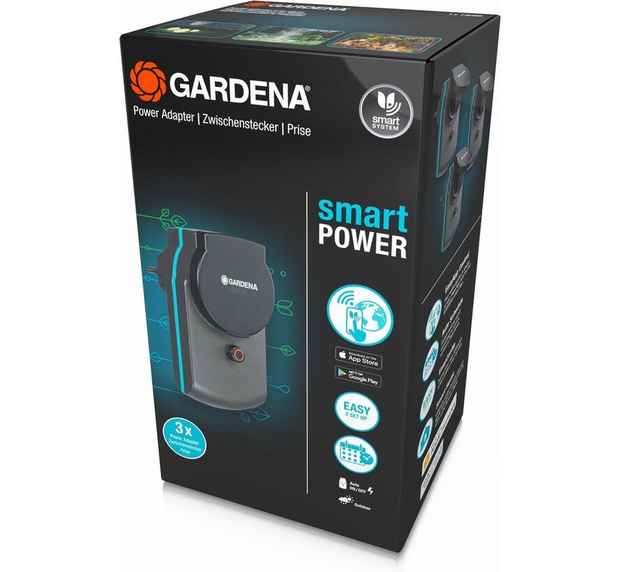 Gardena Smart PowerAdapter set 3 stuks voor buiten