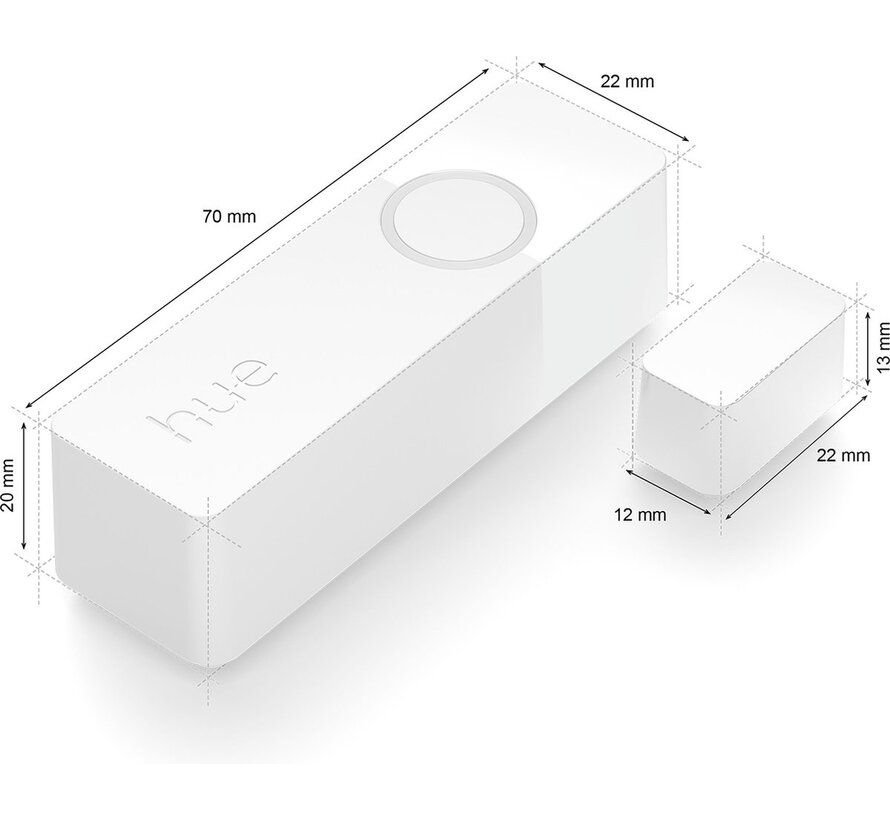 Philips Hue Secure Contact sensor 2-pack wit - EAN 8719514487222