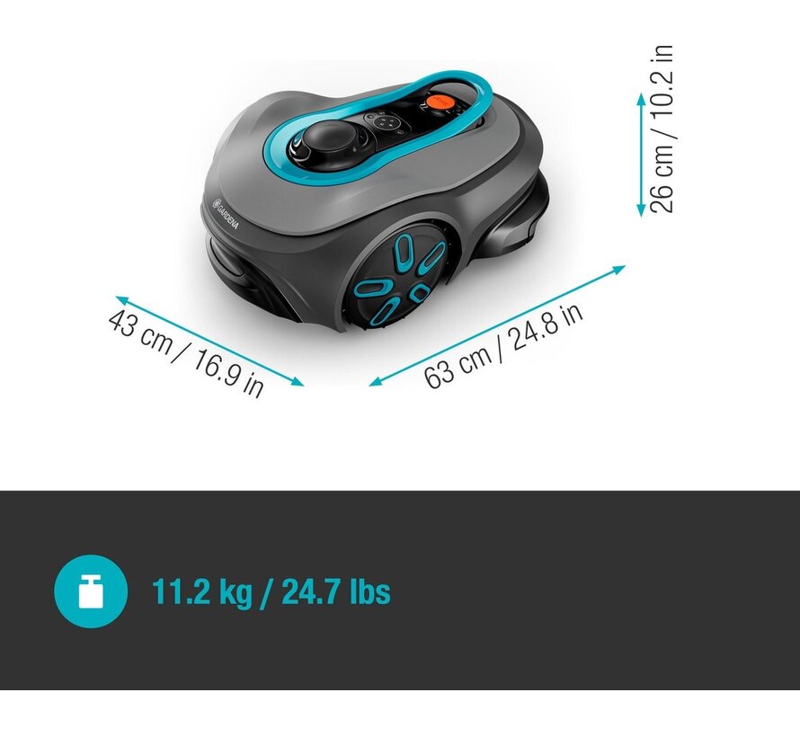 Gardena smart SILENO free 600 m² robotmaaier - EAN 4066407025141