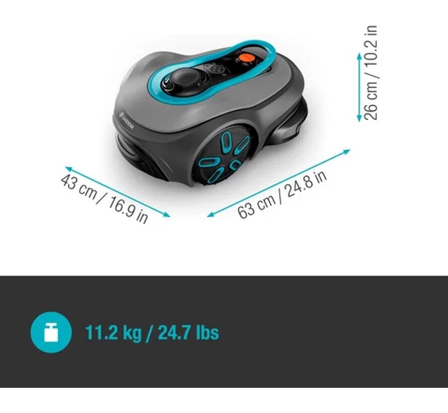 Gardena smart SILENO free Set 600 m² robotmaaier - EAN 4066407025103