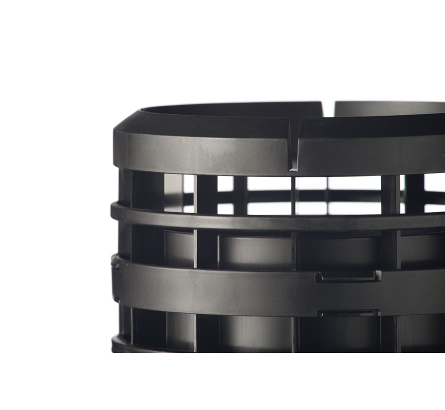 Ubbink MultiVent 5V dakdoorvoer 125 mm 1190 mm zwart – complete dakdoorvoer voor mechanische ventilatie