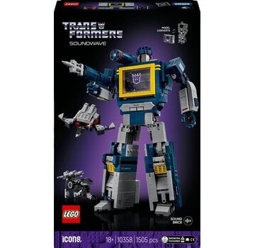 LEGO Icons Transformers: Soundwave 10358