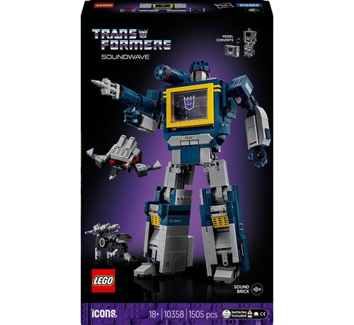 LEGO Icons Transformers: Soundwave - 10358
