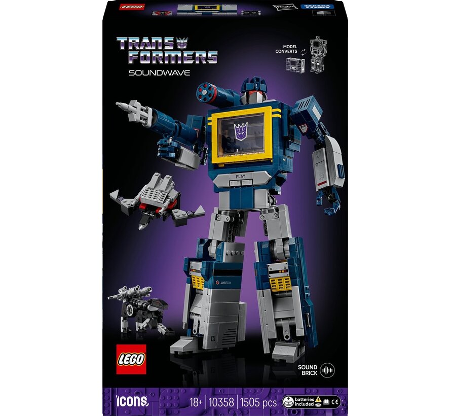 LEGO Icons Transformers: Soundwave - 10358