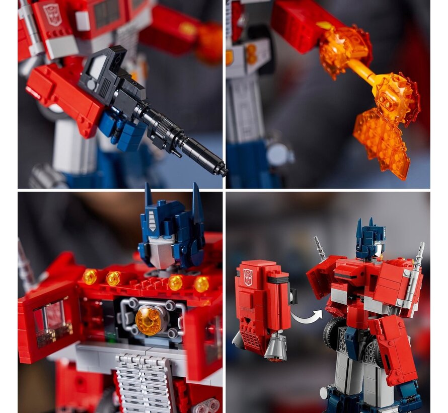 LEGO Icons Optimus Prime Transformers 2-in-1 Set - 10302