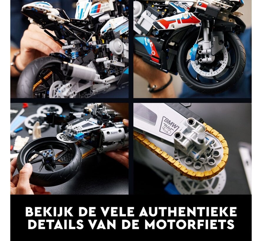 LEGO Technic BMW M 1000 RR Motor – displaymodel voor volwassen bouwfans (42130)
