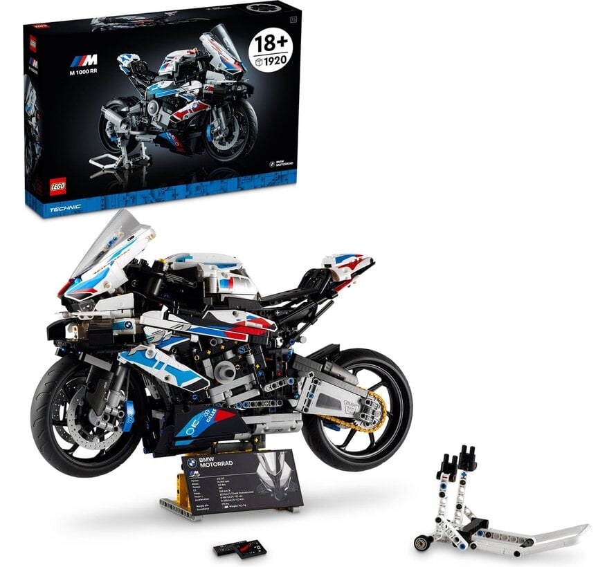 LEGO Technic BMW M 1000 RR Motor – displaymodel voor volwassen bouwfans (42130)