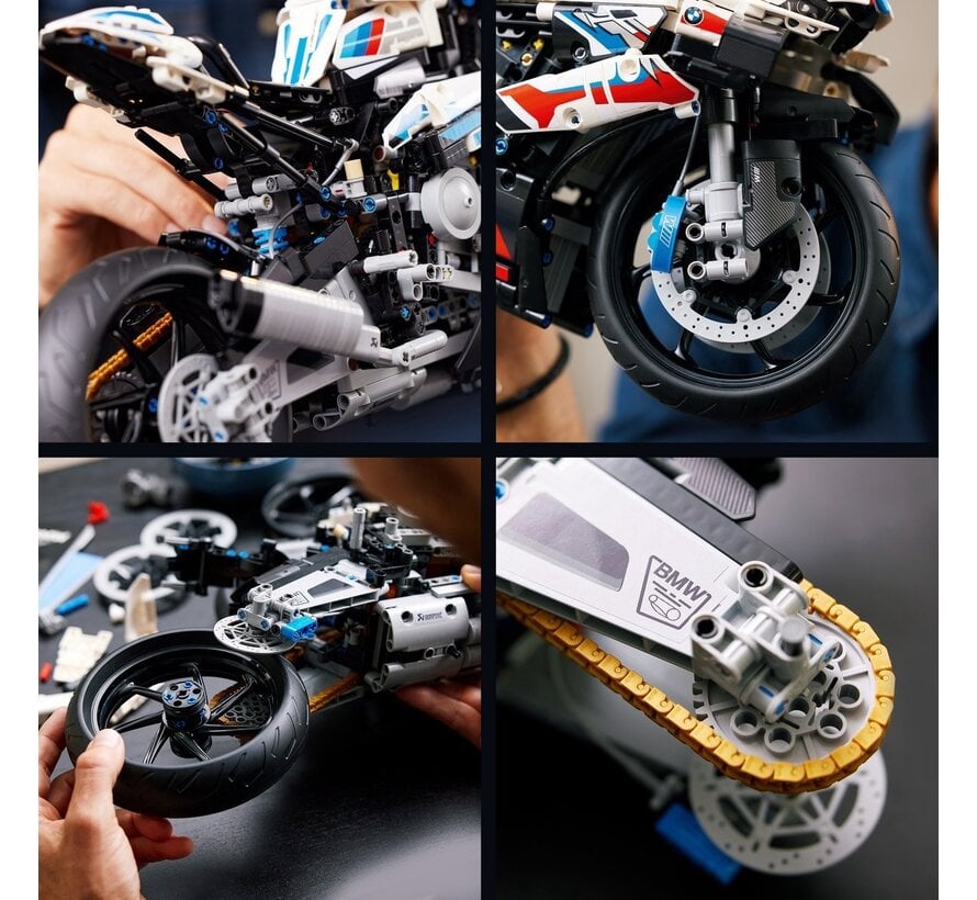 LEGO Technic BMW M 1000 RR Motor – displaymodel voor volwassen bouwfans (42130)