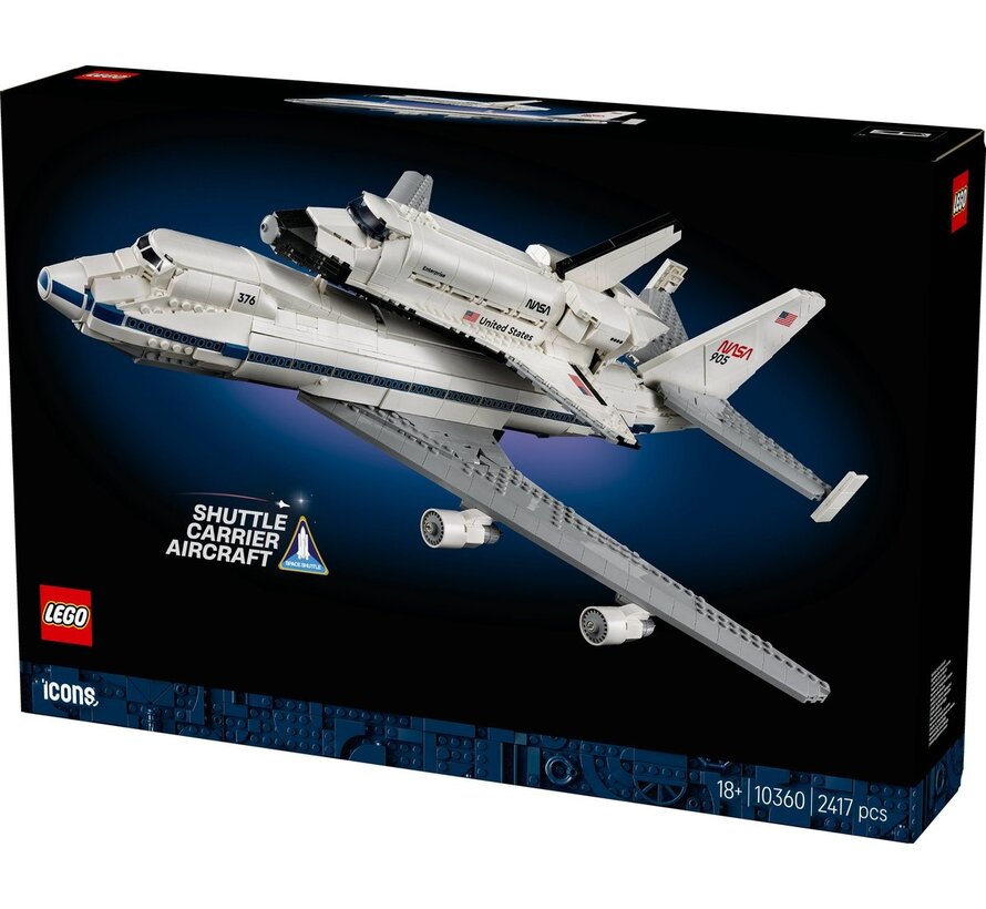LEGO Icons Shuttle Carrier Aircraft – vliegtuig met ruimteveer (10360)
