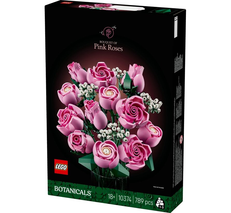 LEGO Botanicals Roze Rozenboeket – blijvend bloemenboeket (10374)