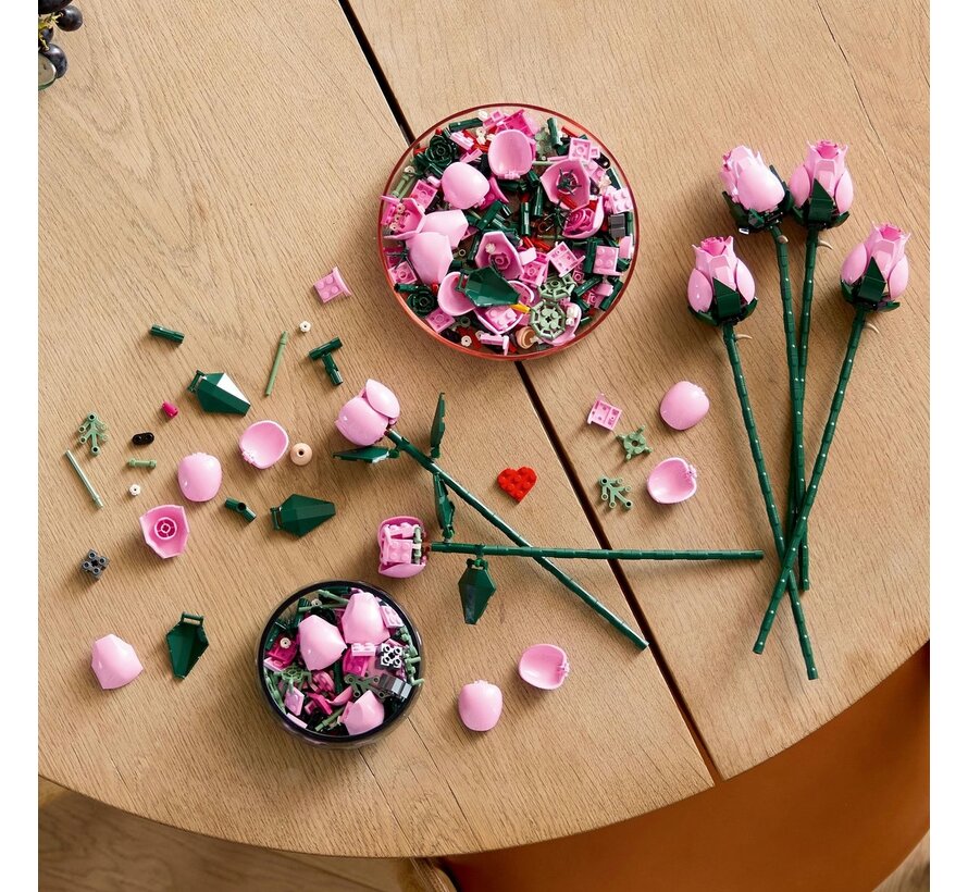 LEGO Botanicals Roze Rozenboeket – blijvend bloemenboeket (10374)