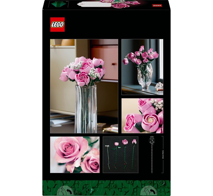 LEGO Botanicals Roze Rozenboeket – blijvend bloemenboeket (10374)