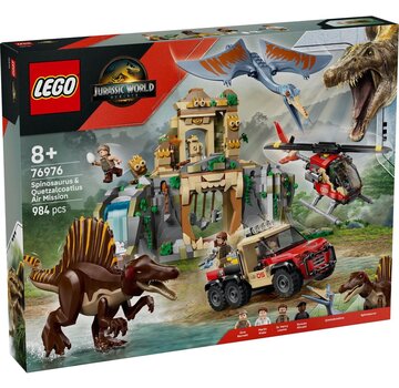 LEGO Jurassic World Spinosaurus en Quetzalcoatlus 76976