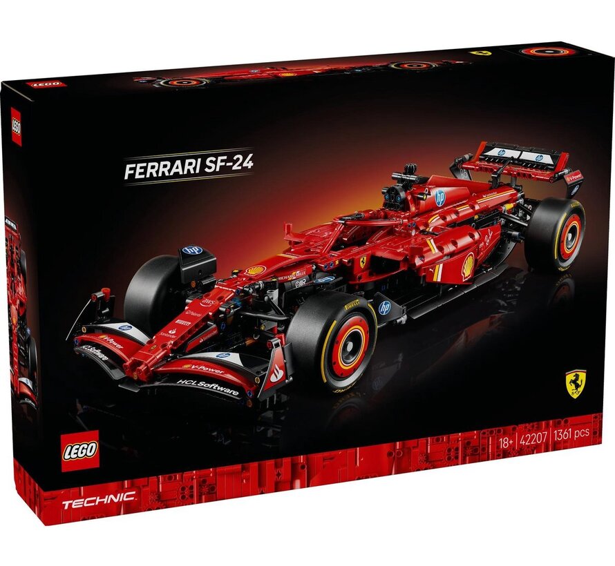 LEGO Technic Ferrari SF-24 F1 auto – display bolide (42207)