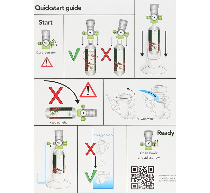 Colombo CO2 Set Advance voor aquariumplanten