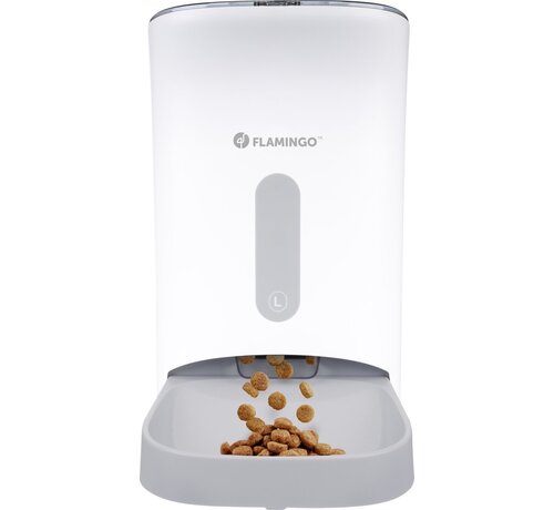 Flamingo Voederautomaat Odion Wit 4,5 liter