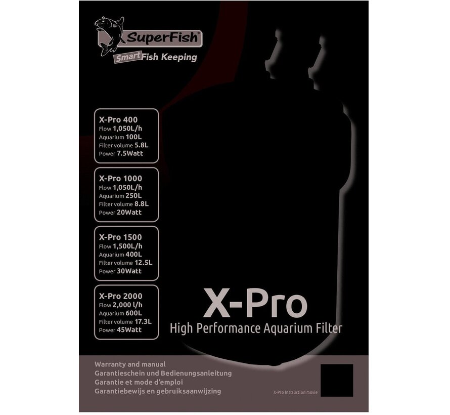 SuperFish buitenfilter X-Pro 2000