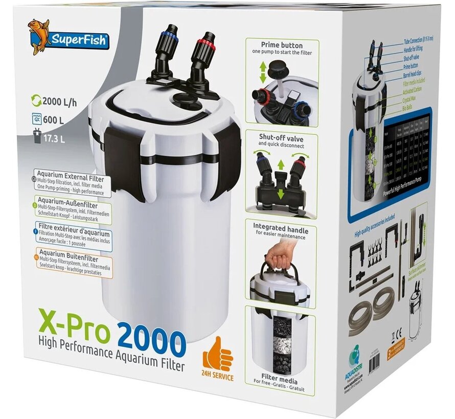 SuperFish buitenfilter X-Pro 2000