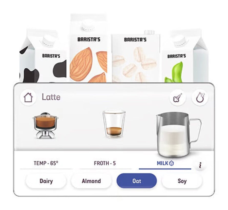 Sage The Barista Touch Impress Cold Espressomachine Almond Nougat