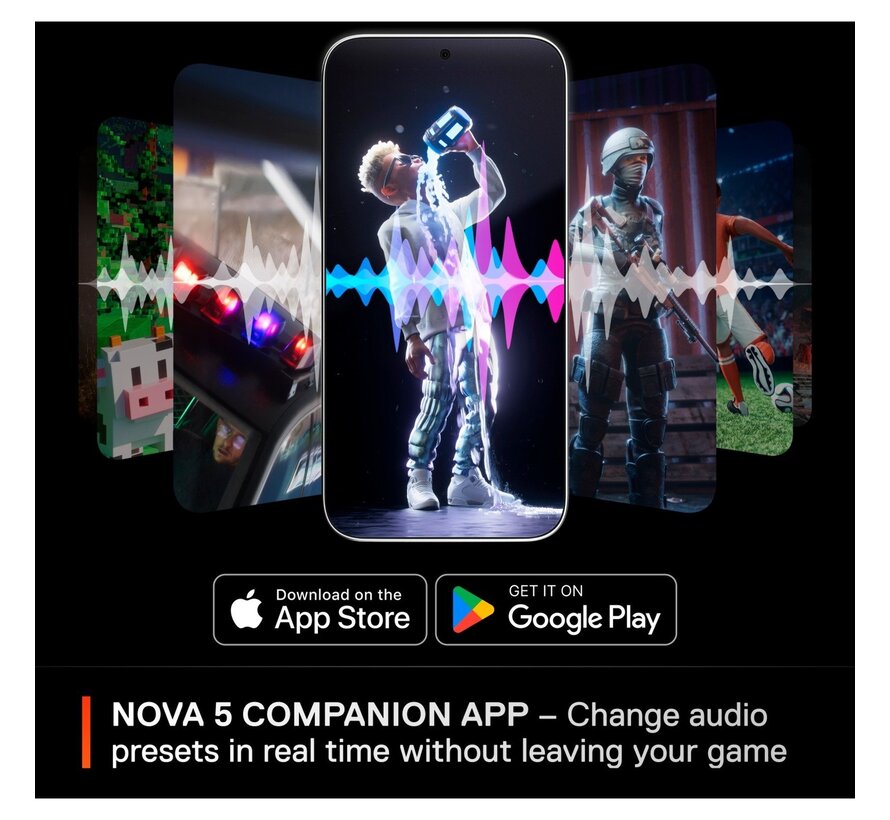 SteelSeries Arctis Nova 5P Wireless gaming headset zwart