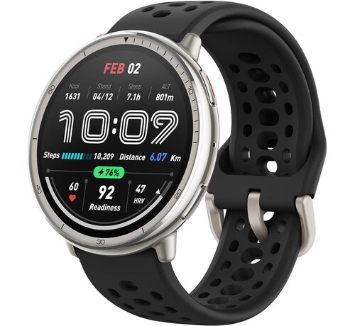 Amazfit Amazfit Active 2 Smart Watch 44 mm Zwart – slanke smartwatch met GPS en AMOLED-display