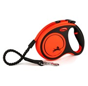Flexi Flexi Rollijn Xtreme Tape - Hondenriem - 5 m Oranje Zwart Tot 35 Kg M