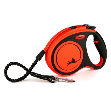 Flexi Flexi Rollijn Xtreme Tape - Hondenriem - 5 m Oranje Zwart Tot 35 Kg M