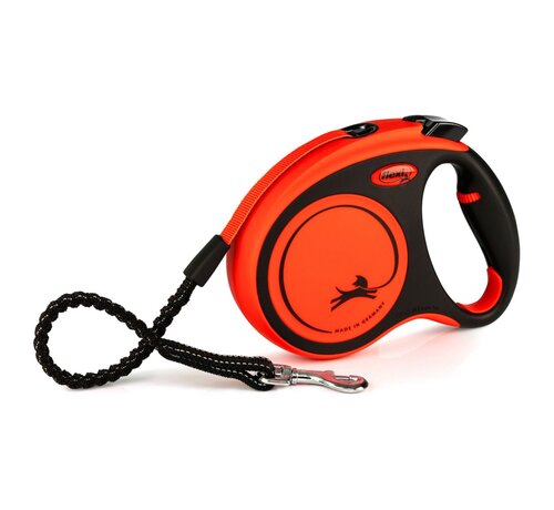 Flexi Flexi Rollijn Xtreme Tape hondenriem 5 m oranje/zwart M tot 35 kg