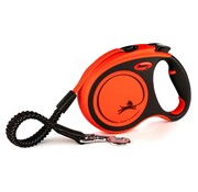 Flexi Flexi Rollijn Xtreme Tape 5 m Oranje/Zwart L tot 65 kg