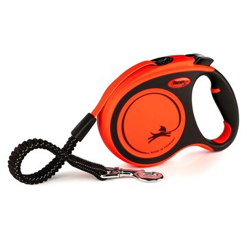Flexi Flexi Rollijn Xtreme Tape 5 m Oranje/Zwart L tot 65 kg
