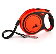 Flexi Flexi Rollijn Xtreme Tape 8 m oranje/zwart L