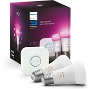 Philips Hue Philips Hue White and Color Ambiance starterset E27 met Bridge en Dimmer