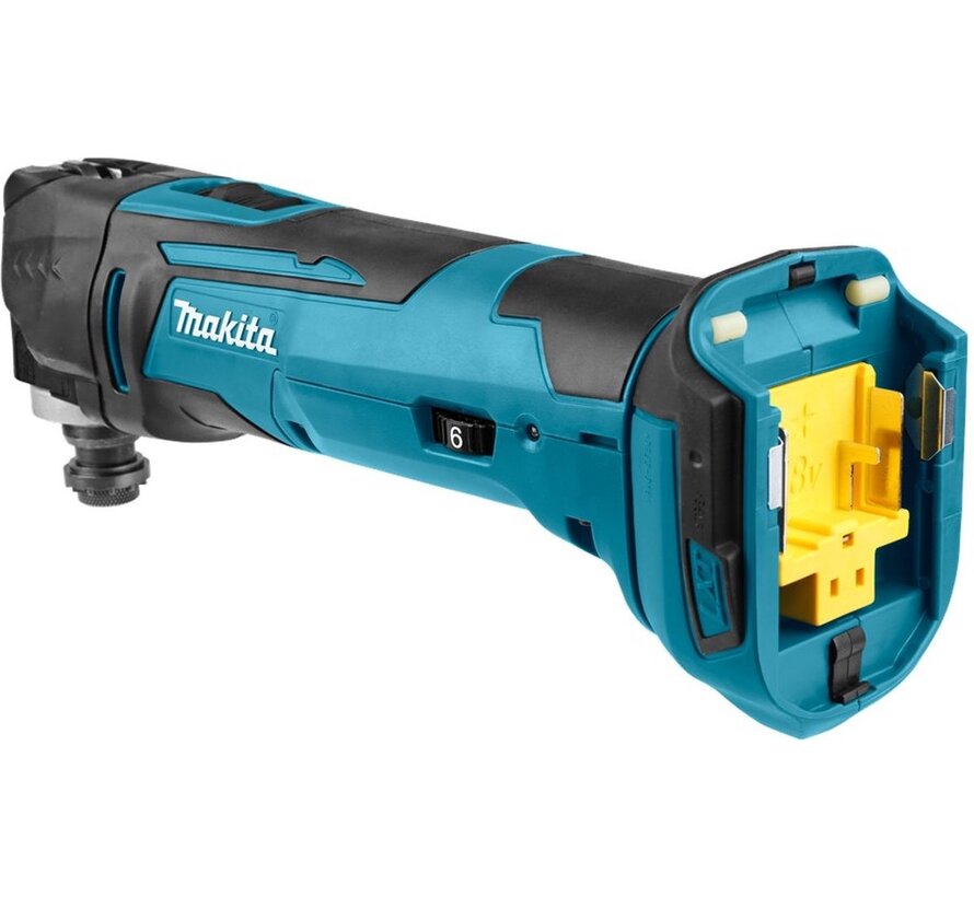 Makita DTM51Z 18V multitool body in doos voor zagen, schuren en schrapen