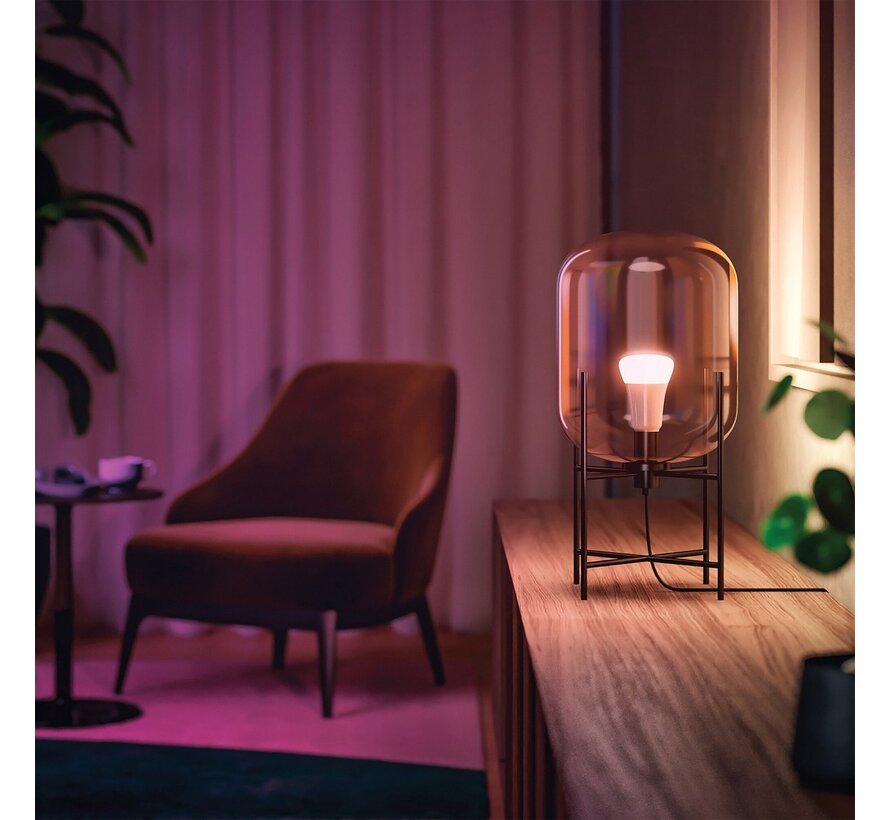 Philips Hue White and Color Ambiance E27 800 lumen Bluetooth 3-pack slimme E27-lampen