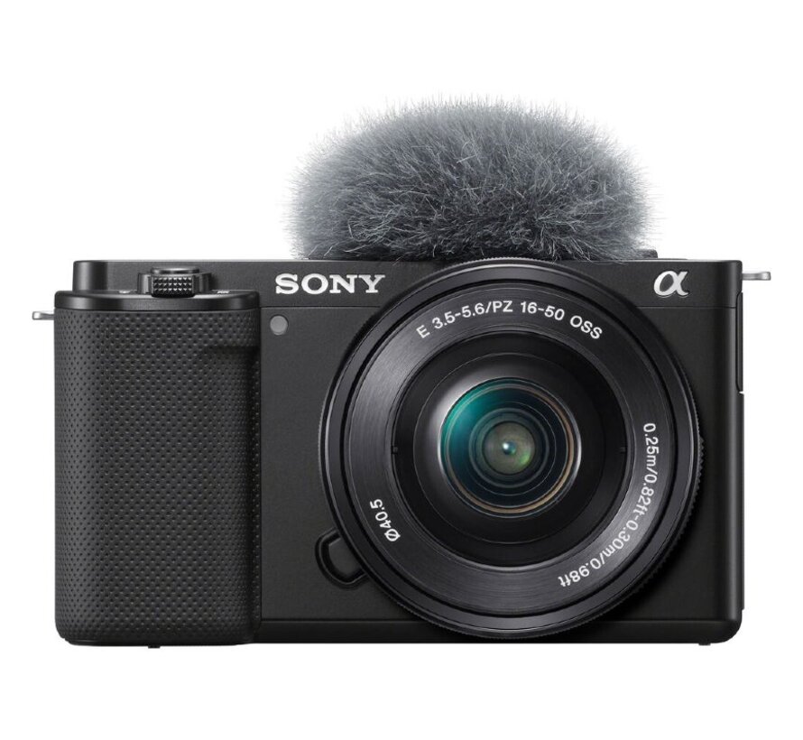 Sony ZV-E10 vlog camera met 16-50mm F3.5-5.6 OSS lens